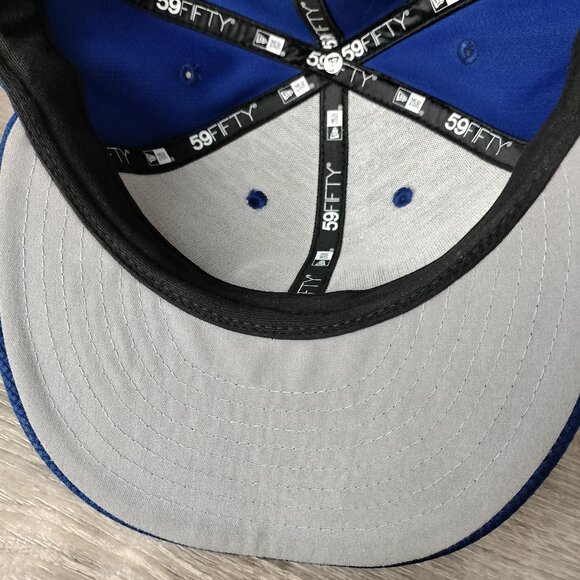 Chicago Cubs New Era 59Fifty Hat Cubbie Bear Logo Fitted Size 7 3/4 Baseball Cap - Picture 12 of 12